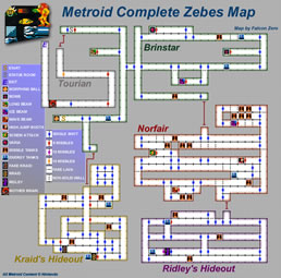 super metroid walkthrough map